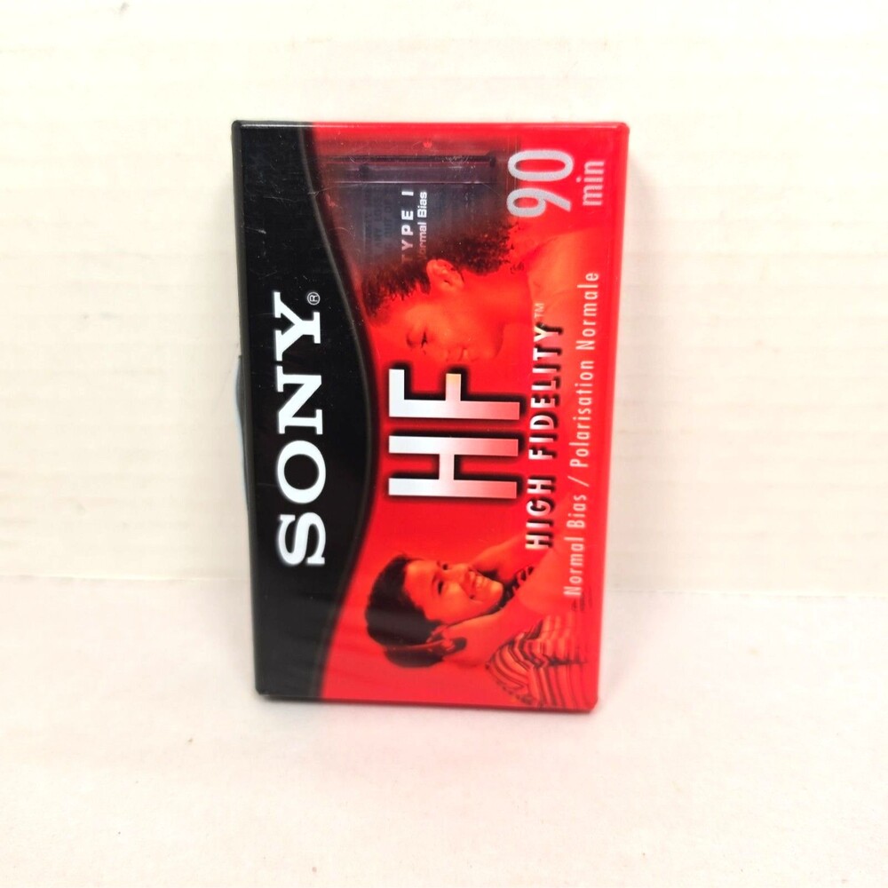 New sealed Sony HF 90 High Fidelity Normal Bias Cassette - 90 min